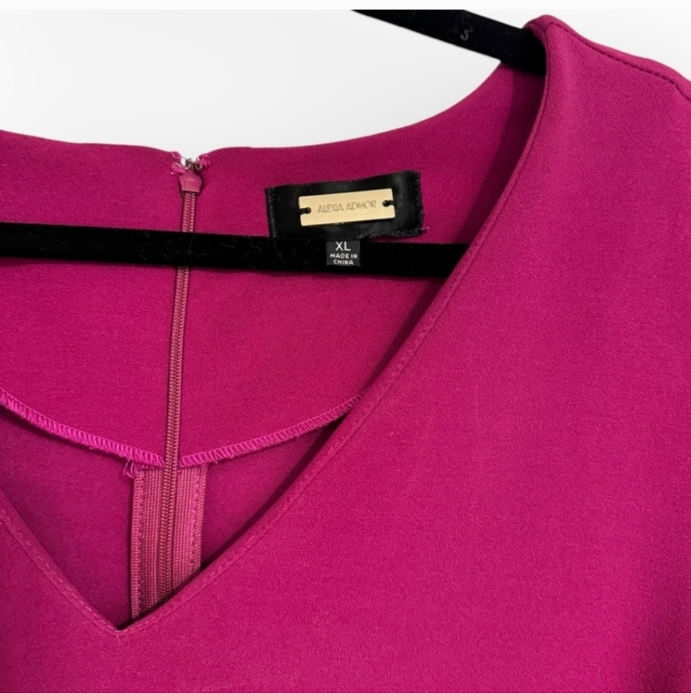 ALEXIA ADMOR Shift Dress, XL, Raspberry - Picture 9 of 14